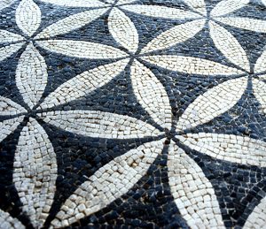 Mosaïque aux cercles sécants