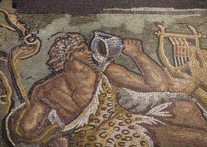Mosaique de Lycurgue-Musée de Saint-Romain-en-Gal